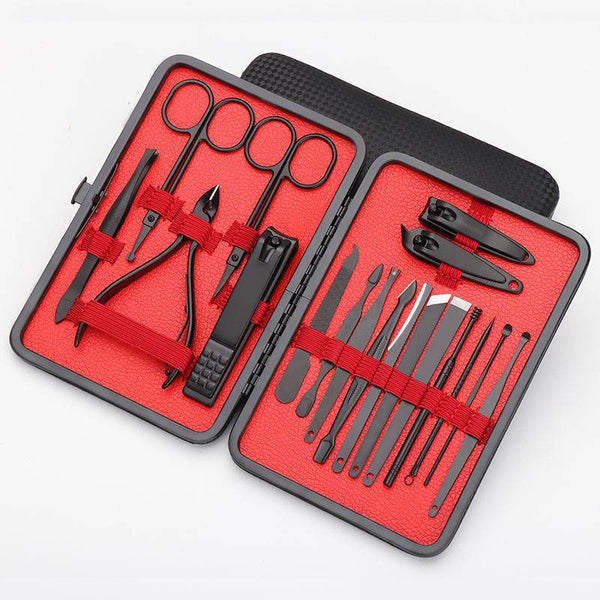 Household Manicure Tool Set Trim Nail Clippers - Black / A - ASIAN SOUP STARTERS