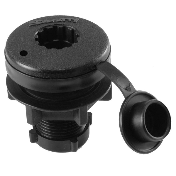 Scotty Compact Threaded Round Deck Mount - Rod Holders
