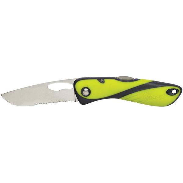 Wichard Offshore Knife - Single Serrated Blade - Fluorescent - Knives