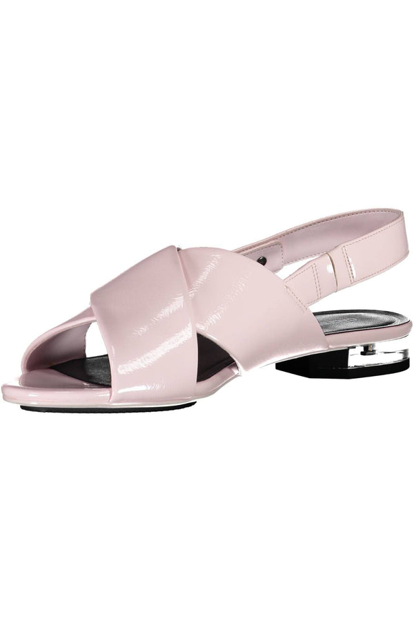 Calvin Klein Pink Polyethylene Women Sandal - PREPXI