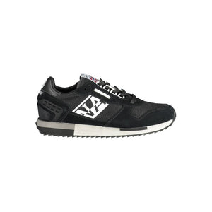 Napapijri Black Leather Men Sneaker - PREPXI