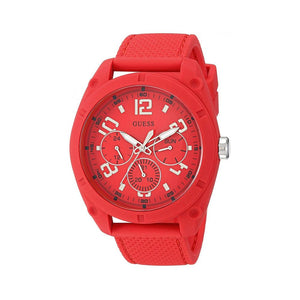 Guess Red Silicone Watch - PREPXI