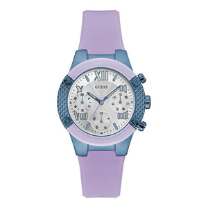 Guess Purple Silicone Watch - PREPXI