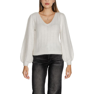 Guess White Polyester Sweater - PREPXI