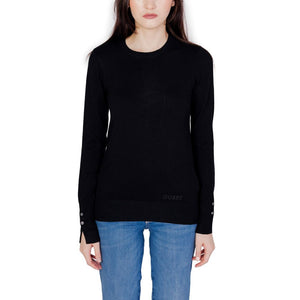 Guess Black Cotton Tops & T-Shirt - PREPXI