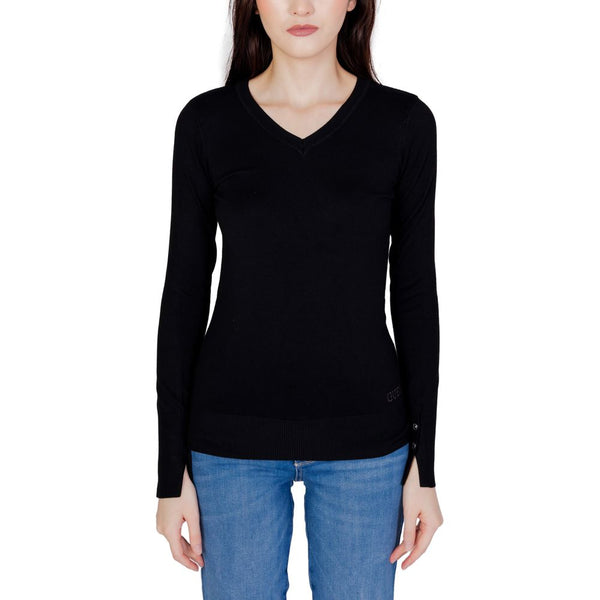 Guess Black Cotton Tops & T-Shirt - PREPXI