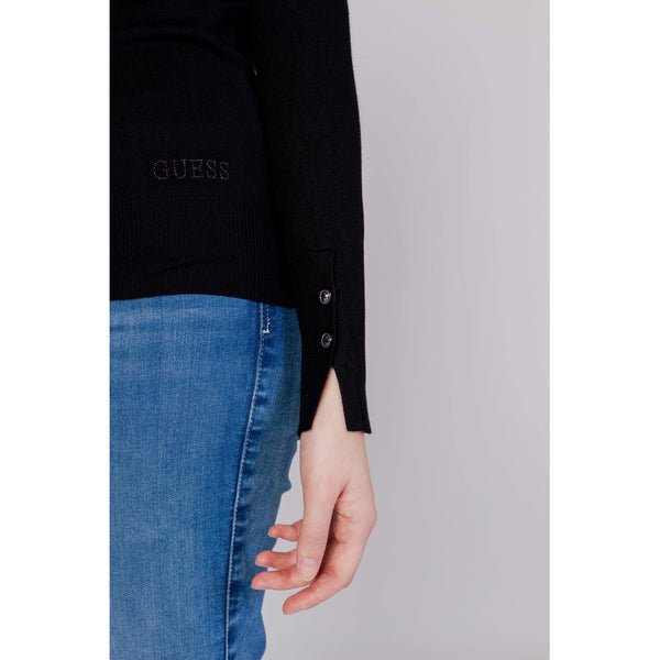 Guess Black Cotton Tops & T-Shirt - PREPXI