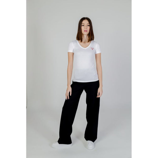 Guess White Cotton Tops & T-Shirt - PREPXI