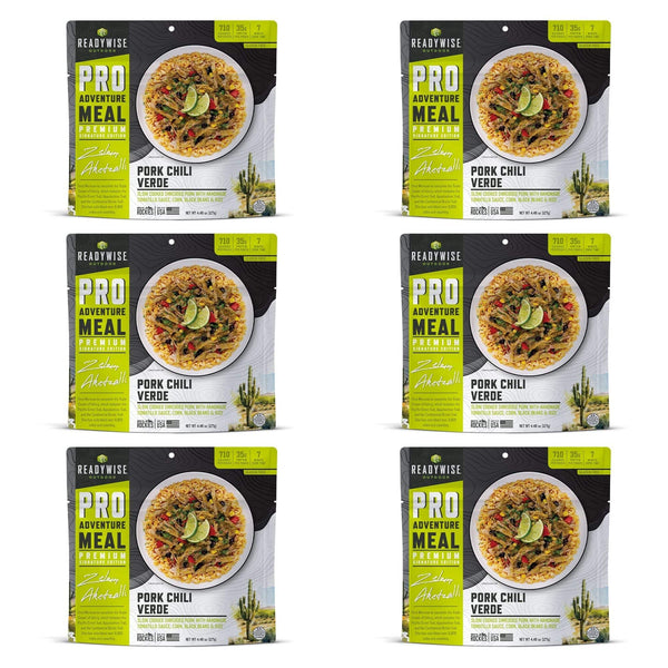 6 CT ReadyWise Pro Adventure Meal Pork Chile Verde - RW05-191