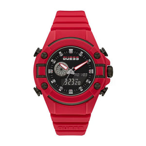 Guess Red Silicone Watch - PREPXI