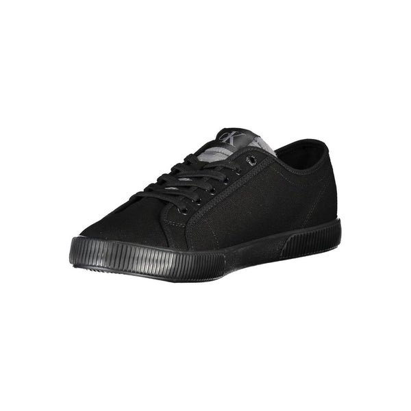 Calvin Klein Black Cotton Men Sneaker - PREPXI