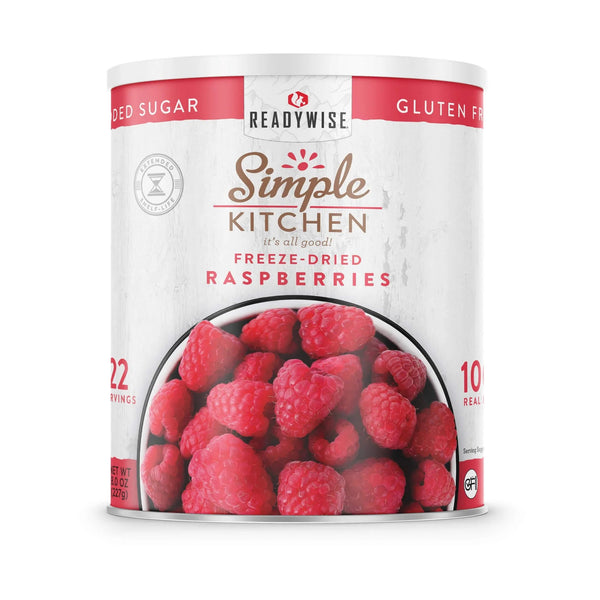 Simple Kitchen FD Raspberries - 22 Serving Can - UPC: 850037362172