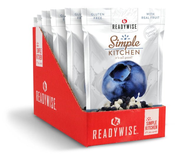 6 CT Case Simple Kitchen Blueberries & Yogurt   - UPC: 855491007178