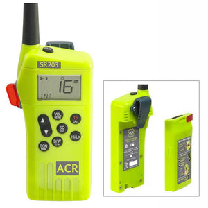 ACR SR203 VHF Handheld Survival Radio - VHF - Handheld