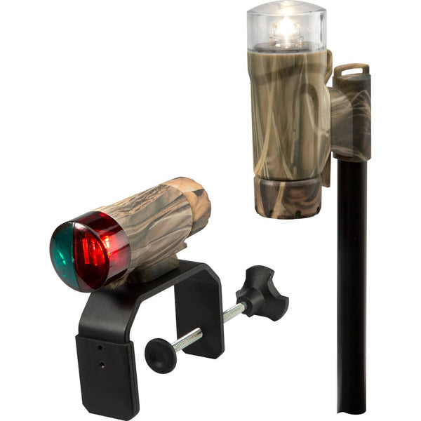 Attwood Clamp-On Portable LED Light Kit - RealTree Max-4 Camo - Navigation Lights