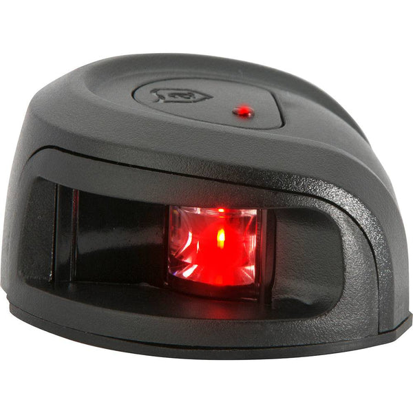 Attwood LightArmor Deck Mount Navigation Light - Black Composite - Port (red) - 2NM - Navigation Lights