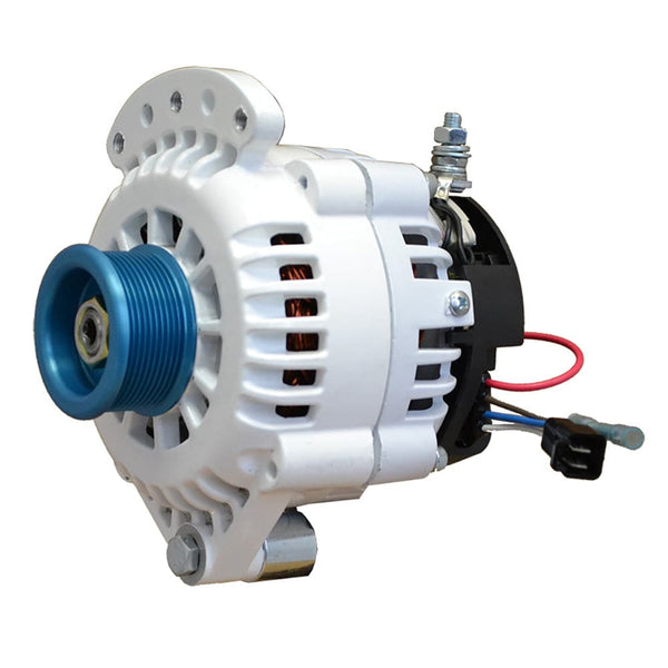 Balmar Alternator 120 AMP 12V 1-2’’ Single Foot Spindle Mount J10 Pulley w/Isolated Ground - Alternators