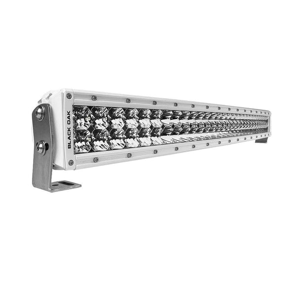 Black Oak Pro Series 3.0 Curved Double Row 30’’ LED Light Bar - Combo Optics - White Housing - Lighting