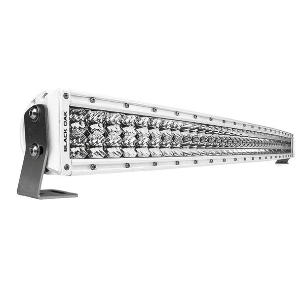 Black Oak Pro Series 3.0 Curved Double Row 40’’ LED Light Bar - Combo Optics - White Housing - Lighting