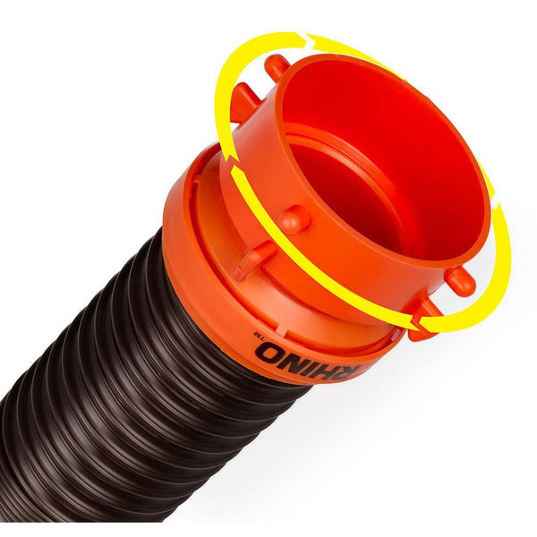 Camco RhinoFLEX 5 Sewer Hose Extension w/Swivel Bayonet Lug - Sanitation