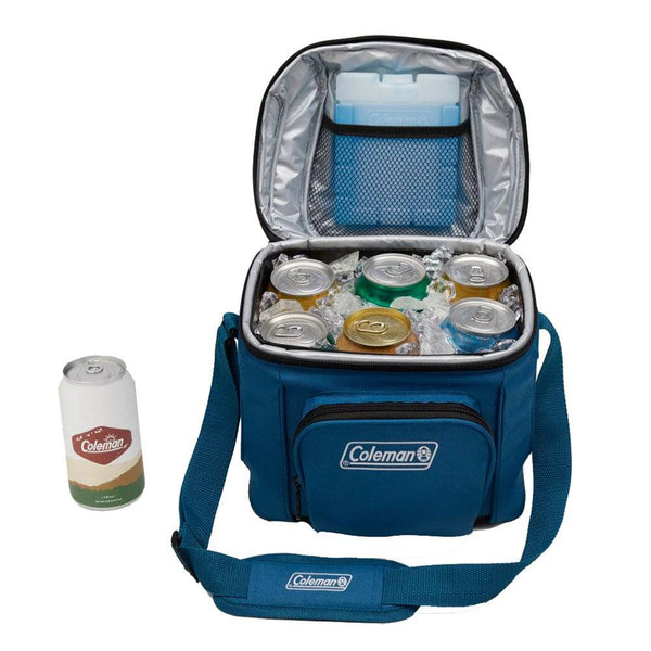 Coleman CHILLER 9-Can Soft-Sided Portable Cooler - Deep Ocean - Coolers