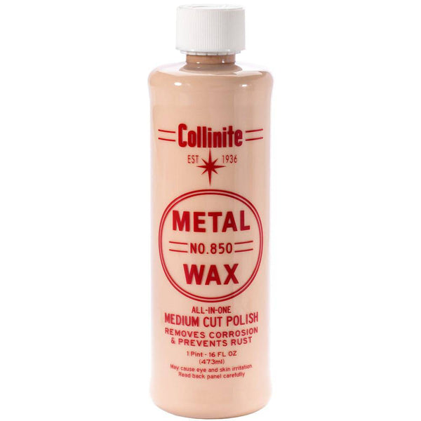 Collinite 850 Metal Wax - Medium Cut Polish - 16oz - Cleaning