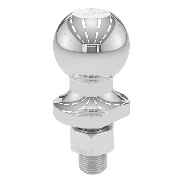 CURT 1-7/8’’ Trailer Ball - 3/4’’ x 1-5/8’’ Shank - 2,000 lb. Capacity - Chrome - Accessories