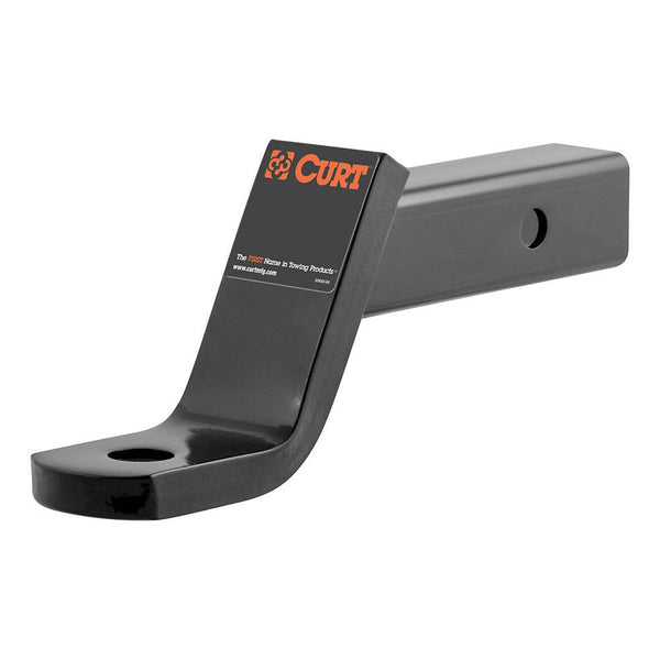 CURT Class 3 Ball Mount - 2’’ Shank - 7,500 lbs - 4’’ Drop 8-1/4’’ Long - Accessories