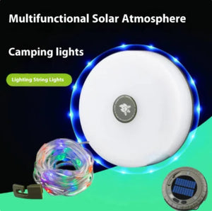 Lightweight, Eco-friendly Solar Powered LED Camping Tent Light perfect for your next camping adventure & fun - PREPXI