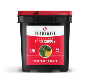 120 Serving Freeze Dried Vegetable Bucket - UPC: 855491007317