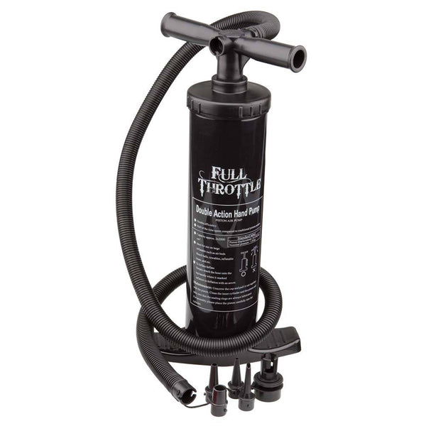 Full Throttle Dual Action Hand Pump - Black - Air Pumps