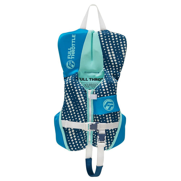 Full Throttle Infant Rapid-Dry Flex-Back Life Jacket - Aqua - Life Vests