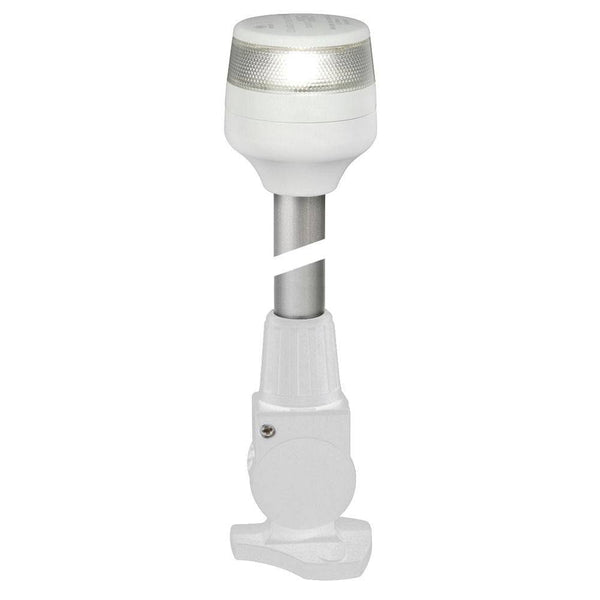 Hella Marine NaviLED 360 Compact All Round Lamp - 2nm - 12’’ Fold Down Base - White - Navigation Lights