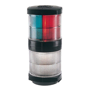 Hella Marine Tri-Color Navigation Light/Anchor Navigation Lamp- Incandescent - 2nm - Black Housing - 12V - Navigation