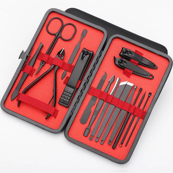 Household Manicure Tool Set Trim Nail Clippers - Black / B - ASIAN SOUP STARTERS