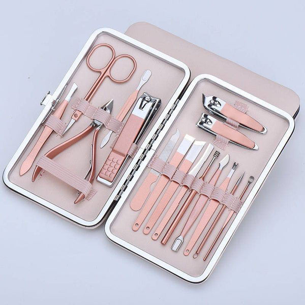 Household Manicure Tool Set Trim Nail Clippers - Rose Gold / A - ASIAN SOUP STARTERS