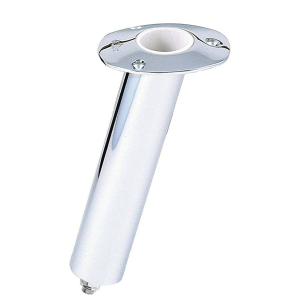 Lee’s 15 Degree SS Flush Mount Swivel Base Rod Holder - 2’’ x 9’’ - Medium - Rod Holders