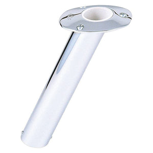Lee’s 30 Degree Stainless Steel Flush Mount Rod Holder - 2.25’’ O.D. - Rod Holders