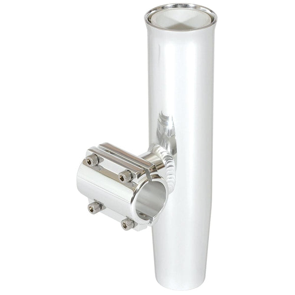 Lee’s Clamp-On Rod Holder - Silver Aluminum - Horizontal Mount - Fits 1.660’’ O.D. Pipe - Rod Holders