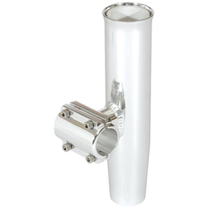 Lee’s Clamp-On Rod Holder - Silver Aluminum - Horizontal Mount - Fits 2.375’’ / 2-3/8’’ O.D. Pipe - Rod Holders