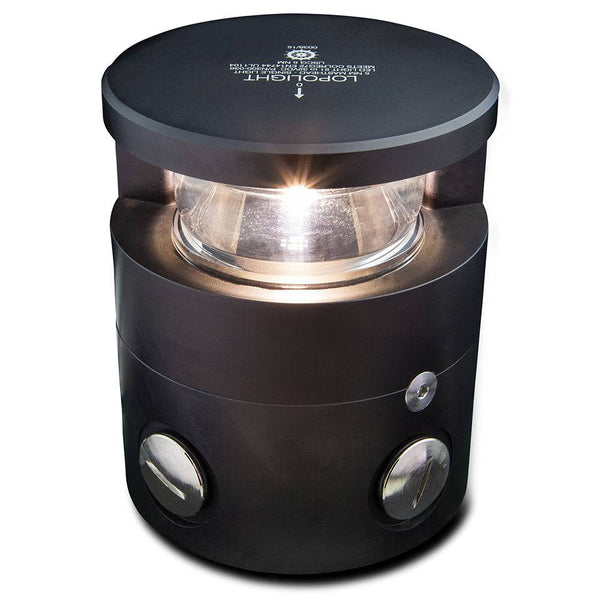 Lopolight Series 300-036 - Masthead Light - 5NM - Horizontal Mount - White - Black Housing - Navigation Lights