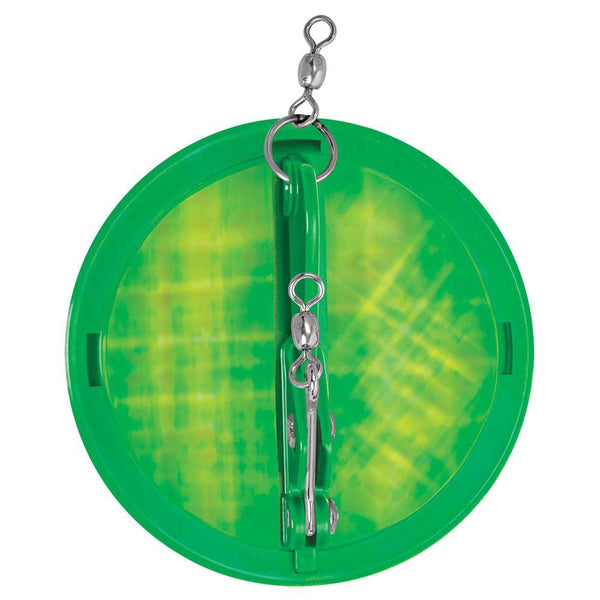 Luhr-Jensen 3-1/4’’ Dipsy Diver - Kelly Green/Silver Bottom Moon Jelly - Hard & Soft Baits