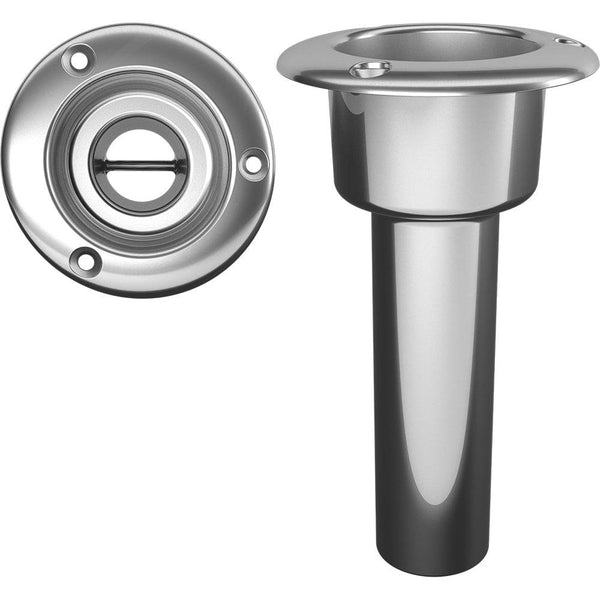 Mate Series Stainless Steel Rod Cup Holder - Open - Round Top - Rod Holders