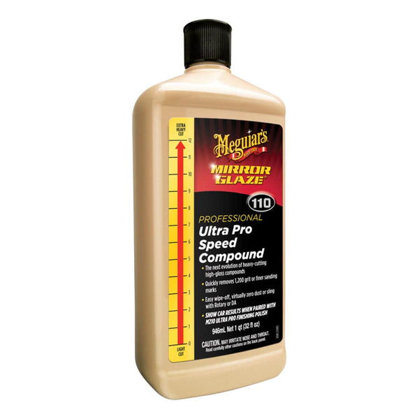 Meguiars Mirror Glaze Ultra Pro Speed Compound - Heavy Cut High Gloss - 32oz - Cleaning