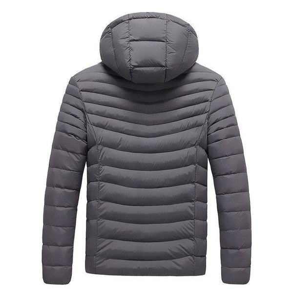 Men’s Hooded Casual Cotton Padded Sports Padded Jacket