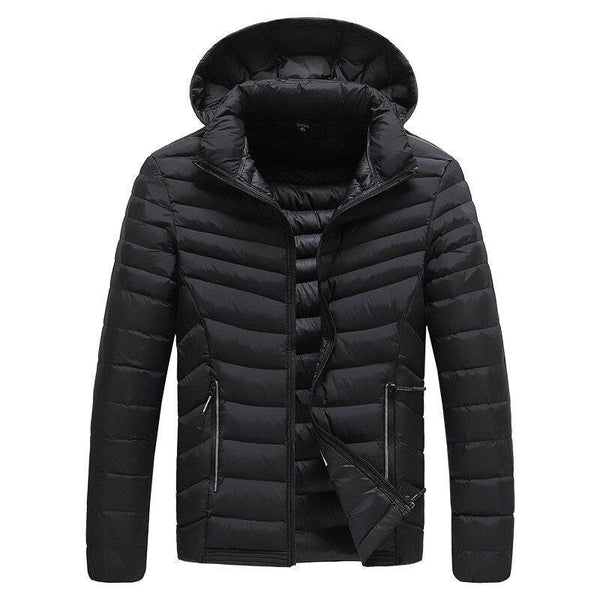 Men’s Hooded Casual Cotton Padded Sports Padded Jacket