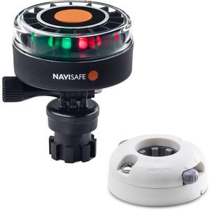 Navisafe Navilight 2NM Tricolor w/Navimount Base Horizontal Mount - White - Navigation Lights