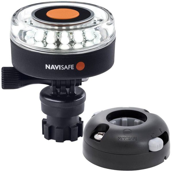 Navisafe Navilight 360 2NM White w/Navimount Base Horizontal Mount - Black - Navigation Lights
