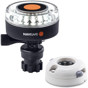 Navisafe Navilight 360 2NM White w/Navimount Base Horizontal Mount - White - Navigation Lights