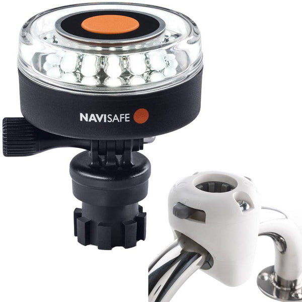 Navisafe Navilight 360 2NM White w/Navimount Base Rail Mount - White - Navigation Lights
